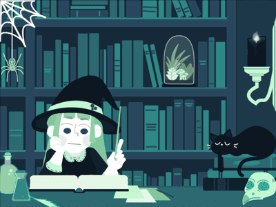 The Studious Witch (aka I went a little crazy and didn't follow the prompt) - image 3 - student project