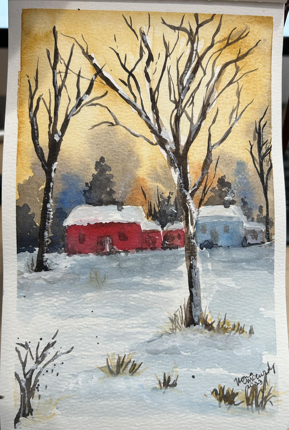 Winter Paintings - image 2 - student project