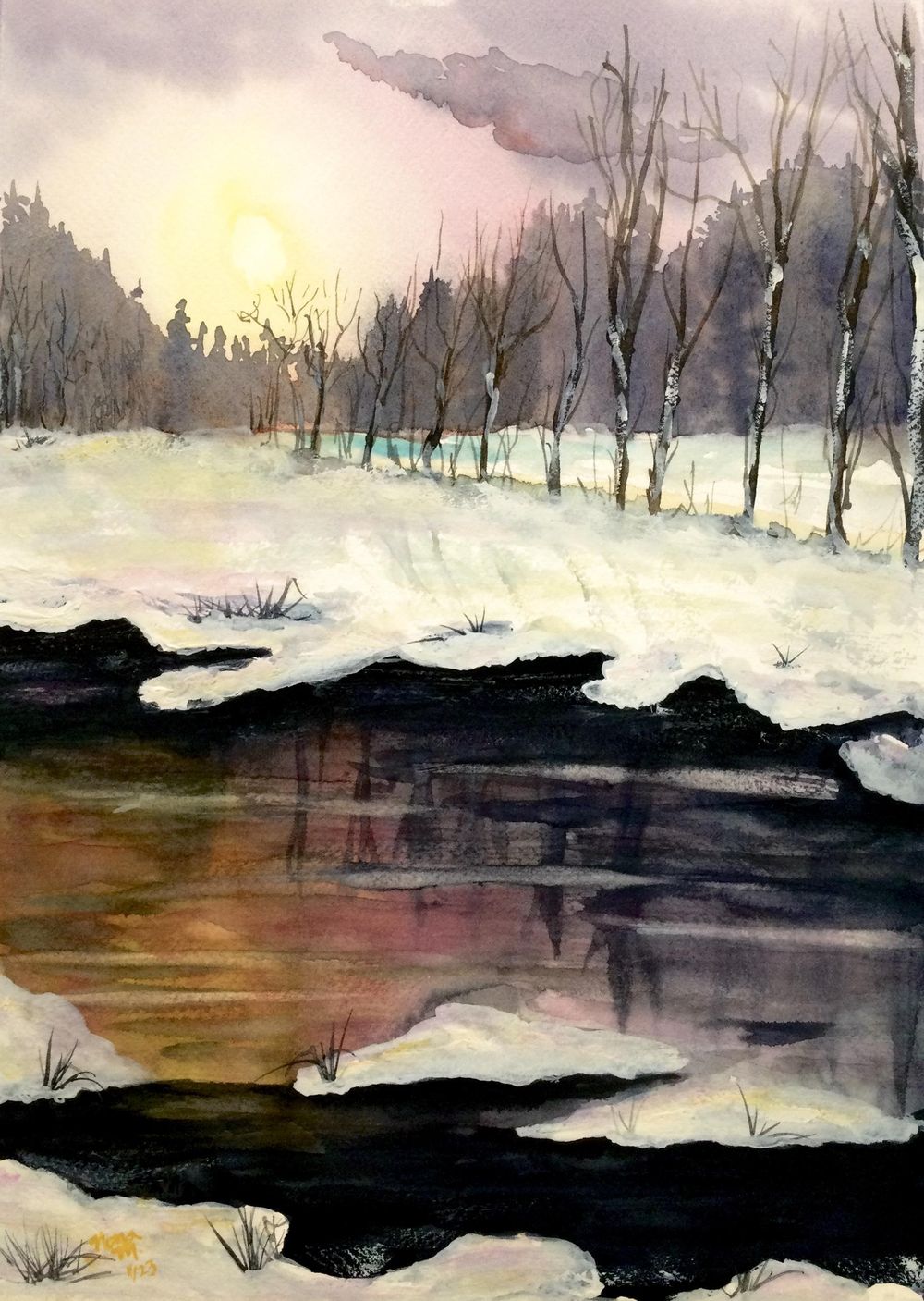 Winter Lakes - image 1 - student project