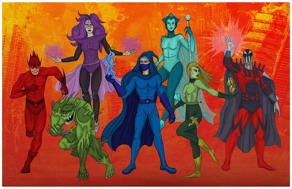 Seven Super Villains - image 7 - student project