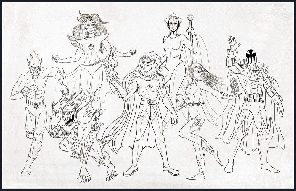 Seven Super Villains - image 4 - student project