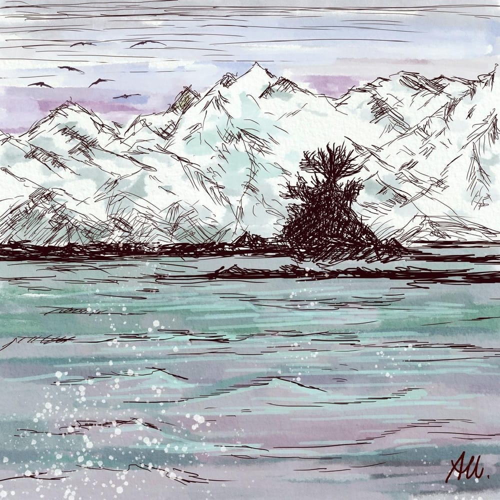 Landscape and Flowers - image 2 - student project
