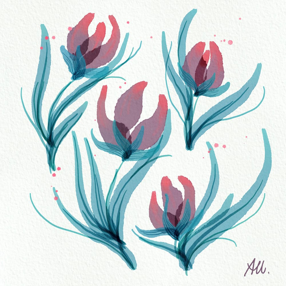 Landscape and Flowers - image 1 - student project