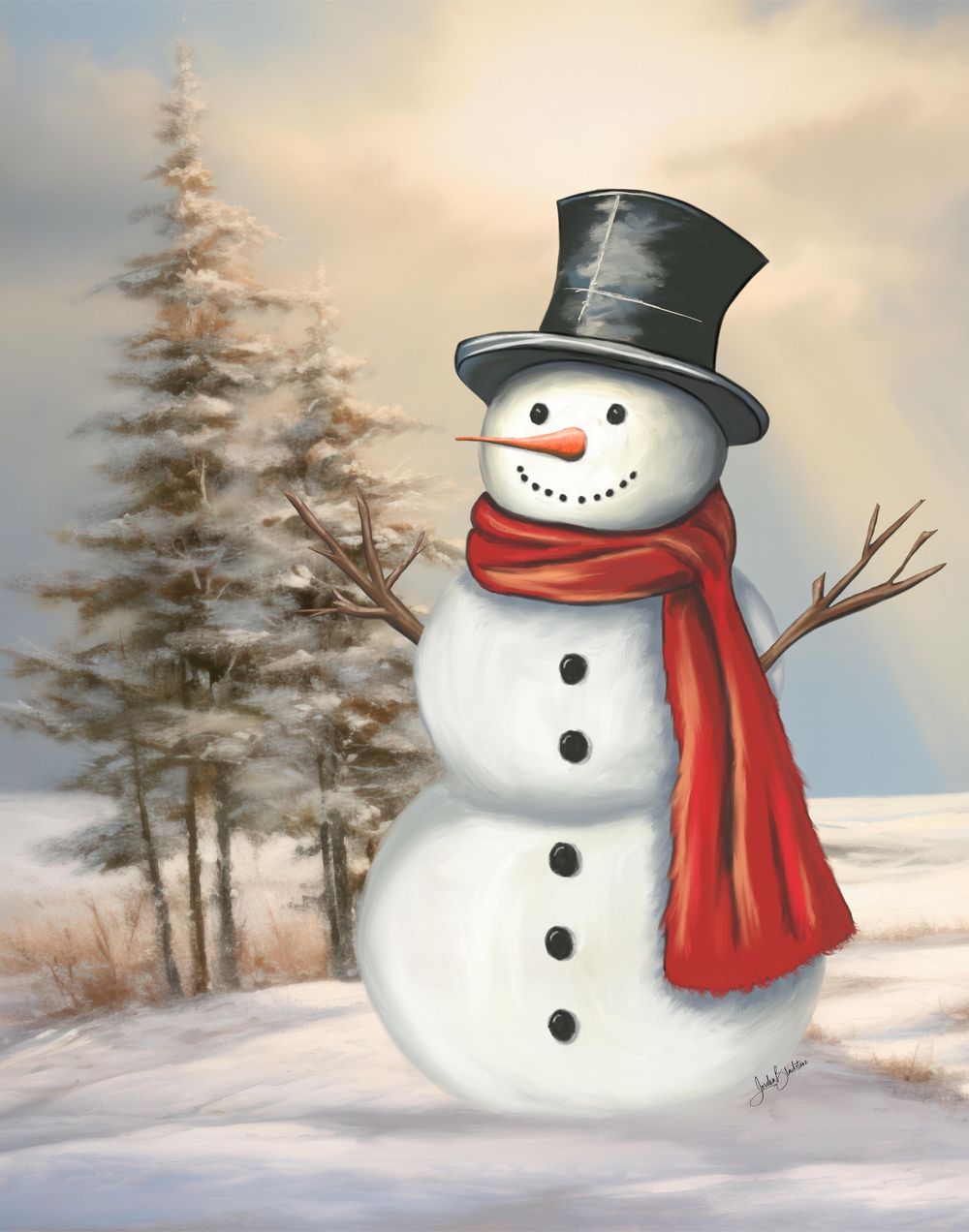 Snowman 2024 - image 1 - student project