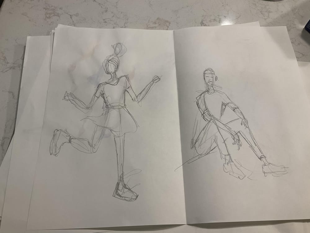 Learn to draw people - image 6 - student project
