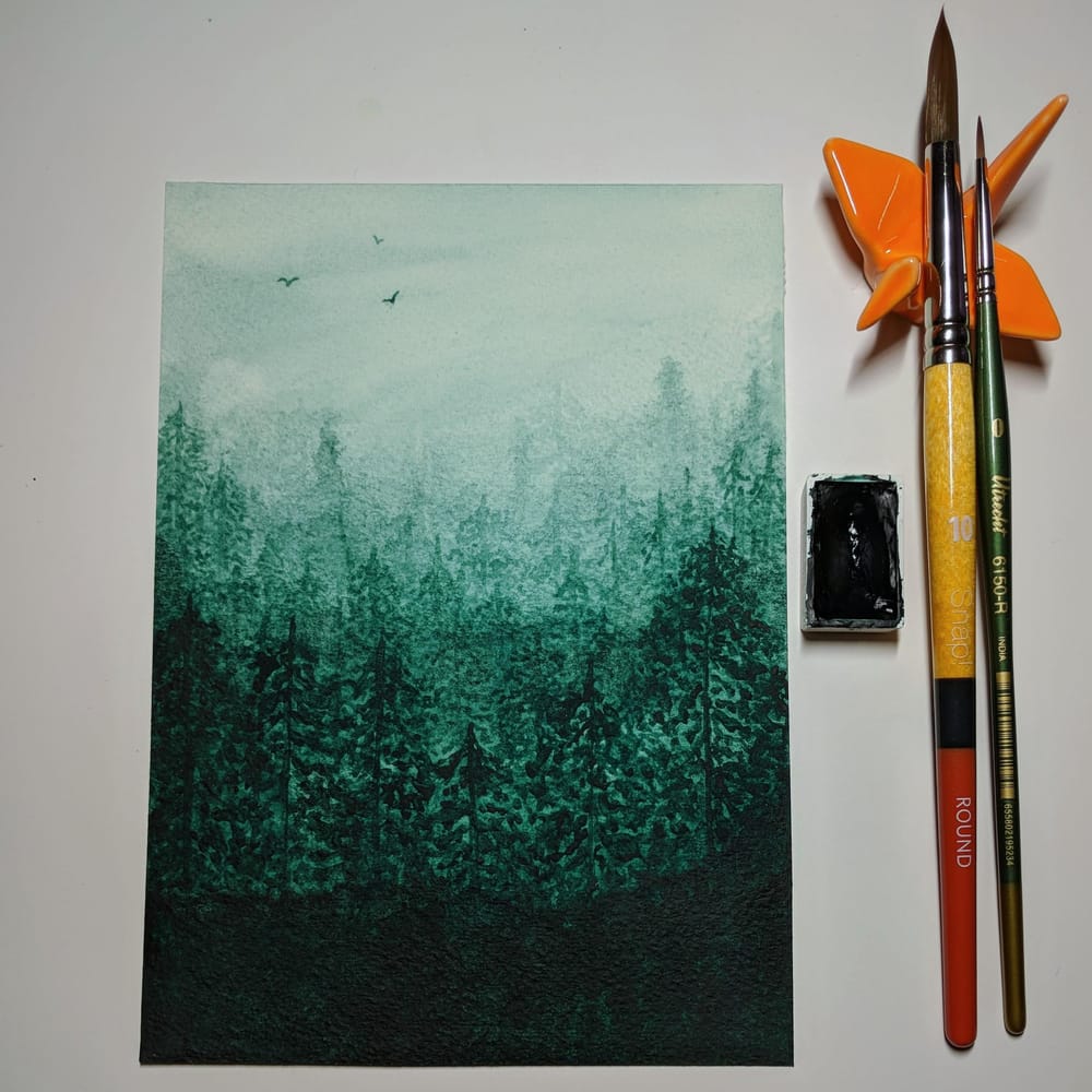 Monochrome Forest - image 1 - student project