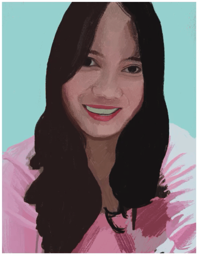 Colorpicking portrait - image 2 - student project
