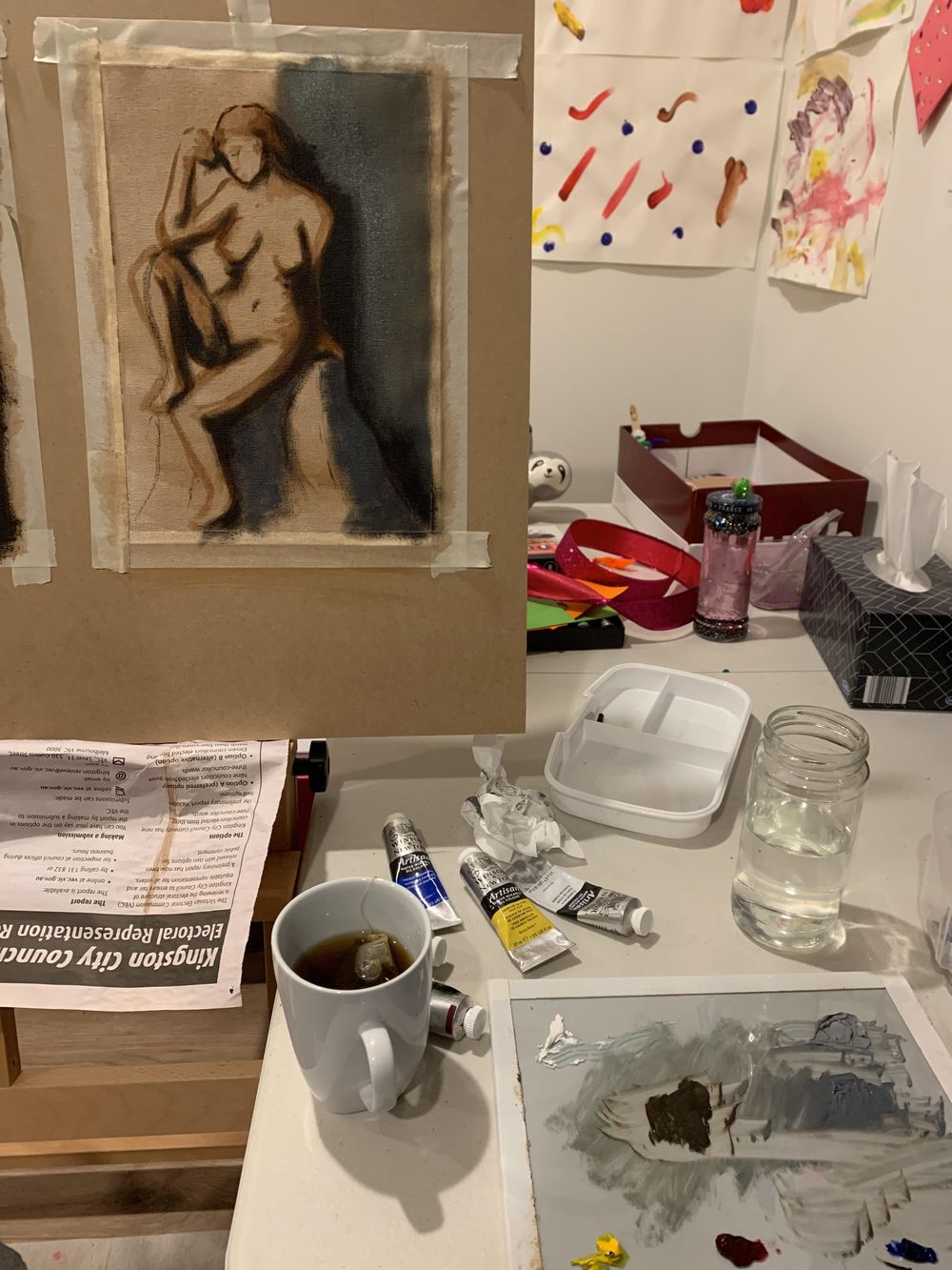 Seated Figure - image 2 - student project