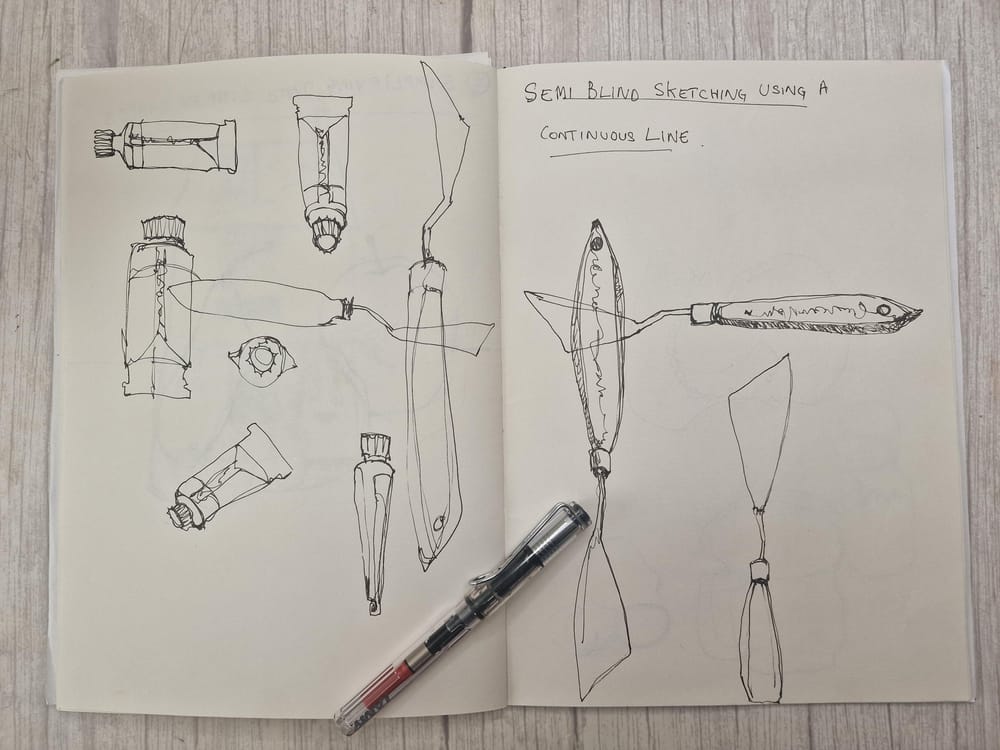 Sketches From A Daily Routine Of Sketching Daily - image 1 - student project