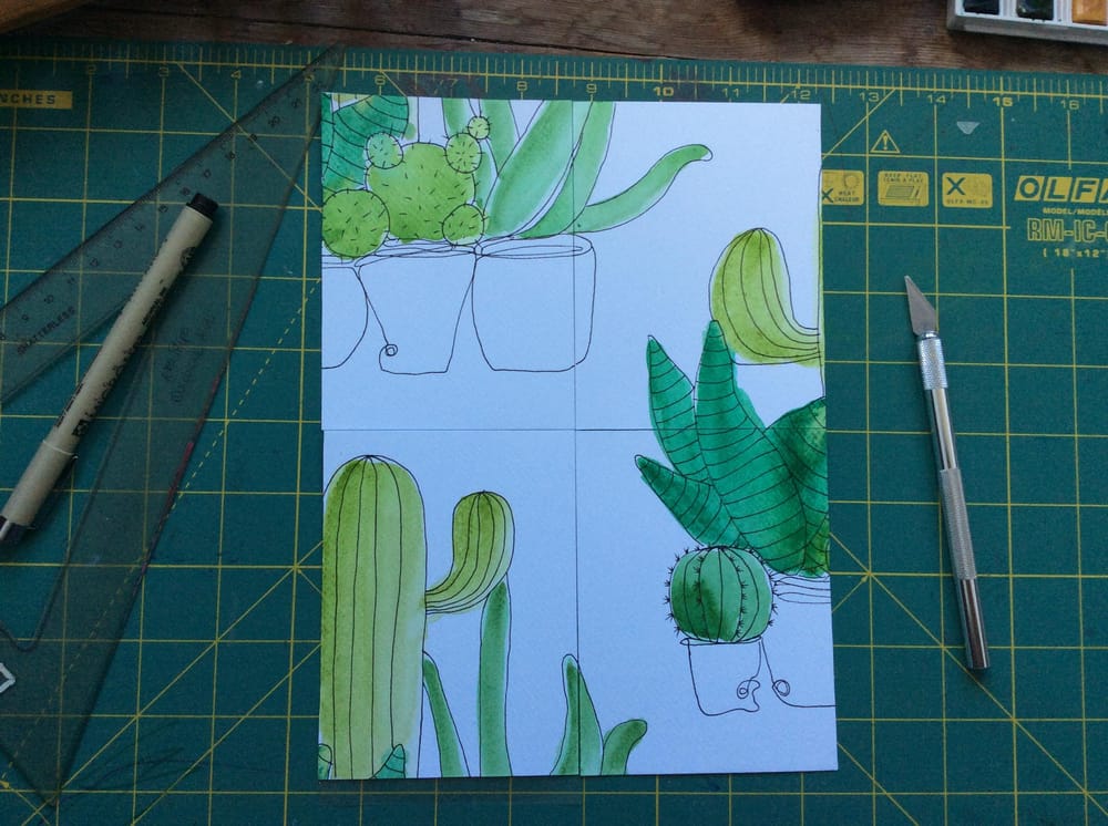 Cacti pattern - image 3 - student project