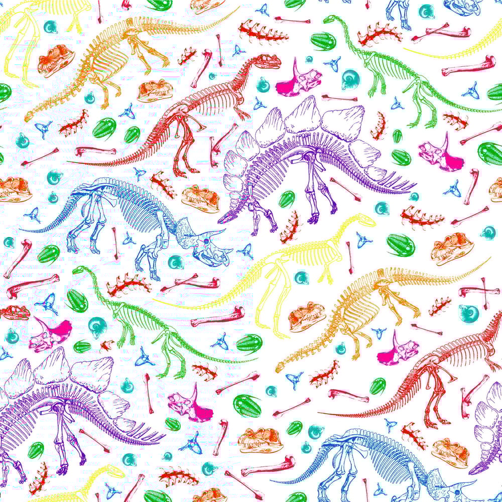 Prehistorical Dino Pattern - image 3 - student project