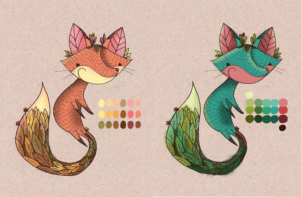 Forest fox color - image 1 - student project