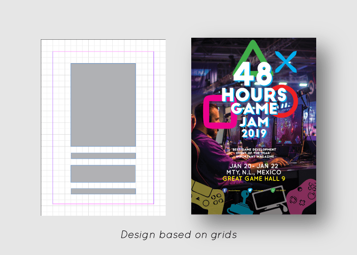 Game Jam Poster Layout Design - image 1 - student project