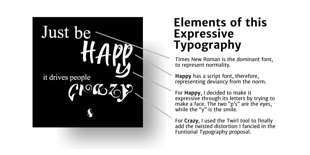 Funtional & Expressive Typography Quote Project - image 4 - student project