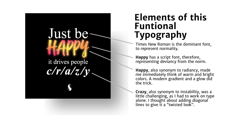 Funtional & Expressive Typography Quote Project - image 3 - student project