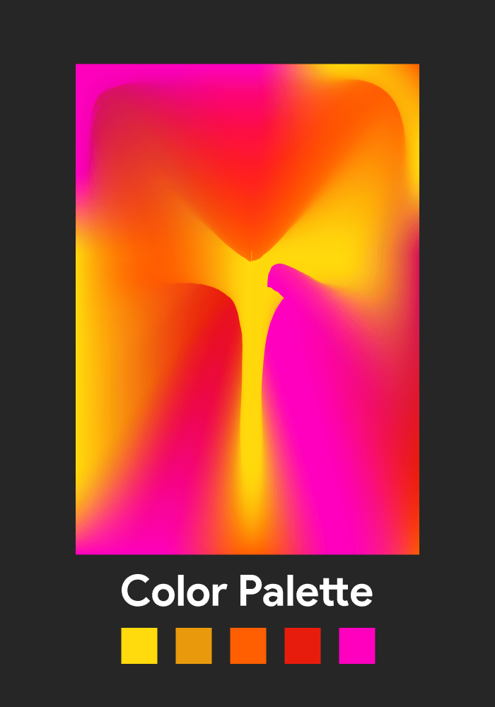 "Entropy" Experimental Gradient Poster - image 1 - student project