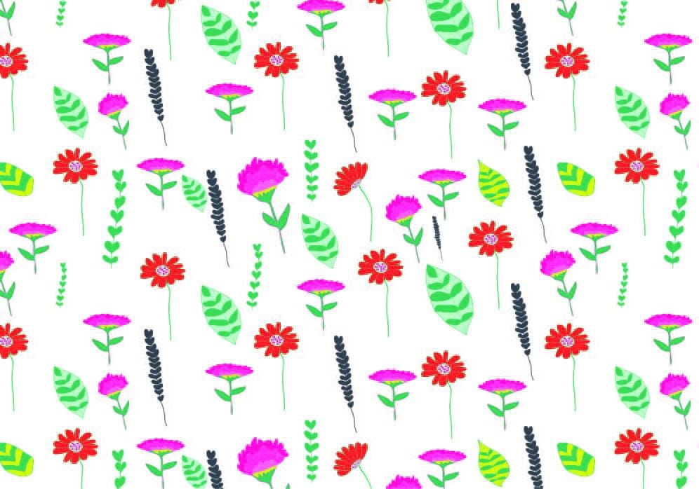Watercolour for Surface Pattern Design - image 6 - student project