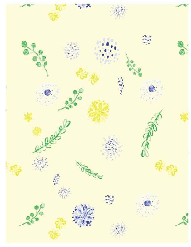 Watercolour for Surface Pattern Design - image 2 - student project
