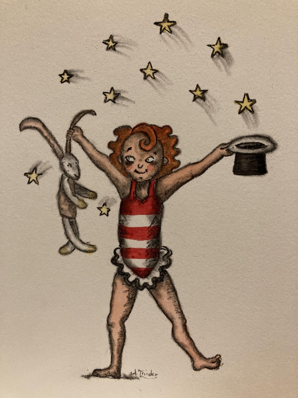 Watercolour magic: circus girl 5 ways! - image 5 - student project