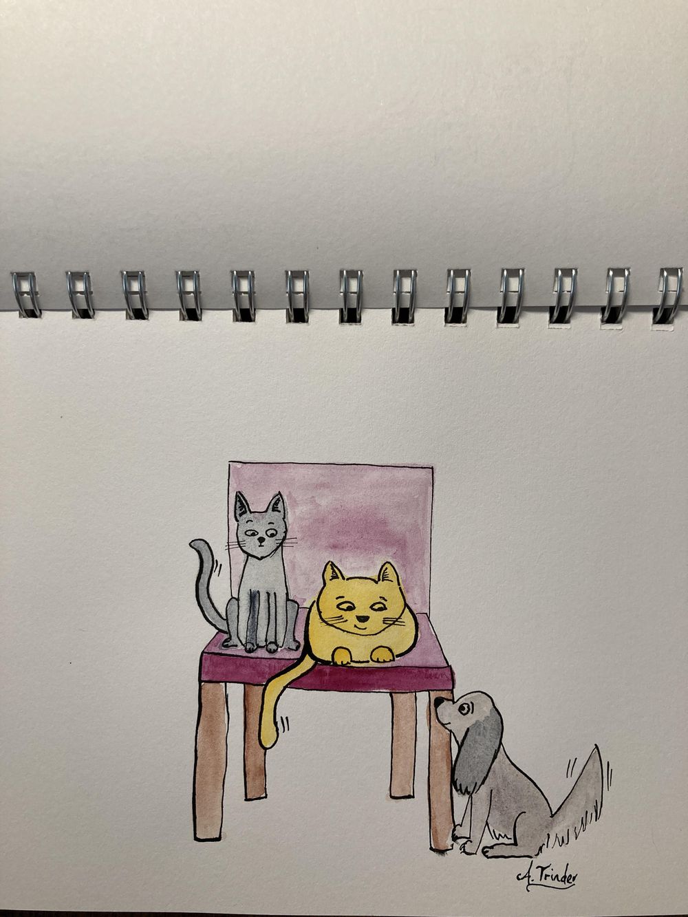 Cute animal illustrations - image 6 - student project