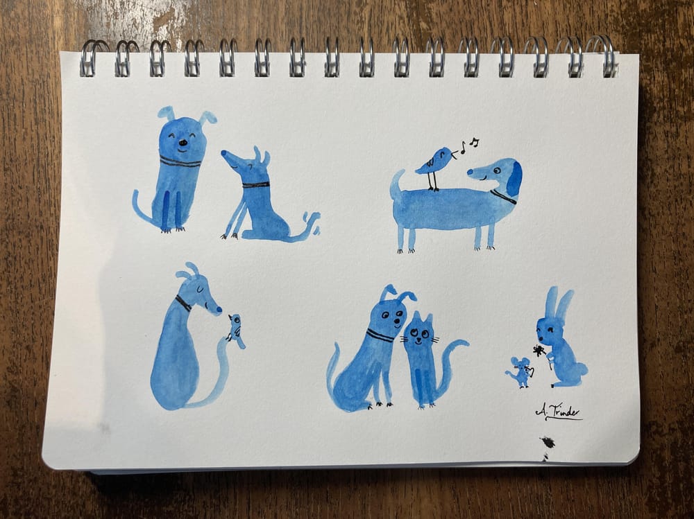 Cute animal illustrations - image 2 - student project