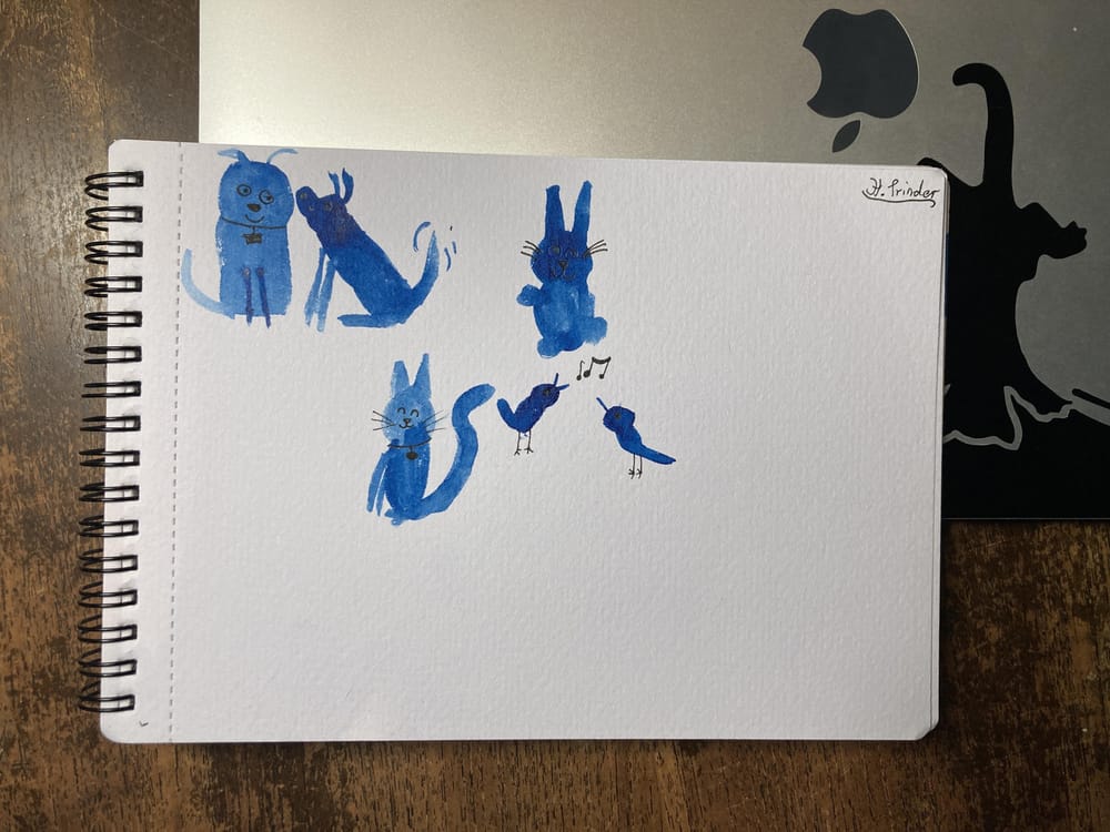 Cute animal illustrations - image 3 - student project