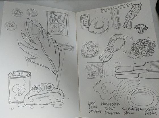 Breakfast Pattern - image 1 - student project