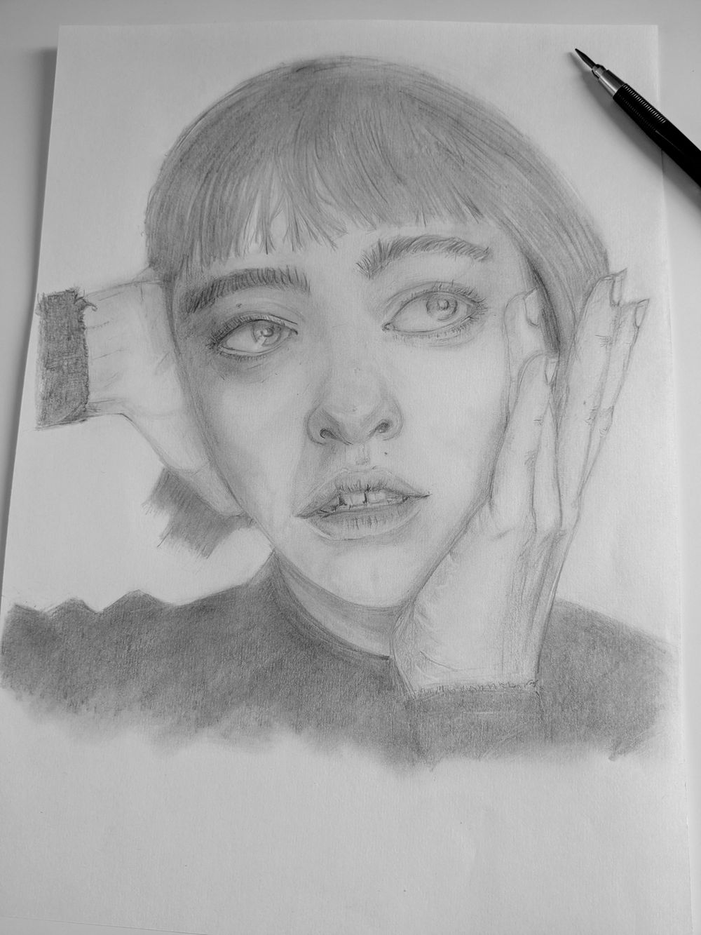 Pencil Portrait - image 1 - student project