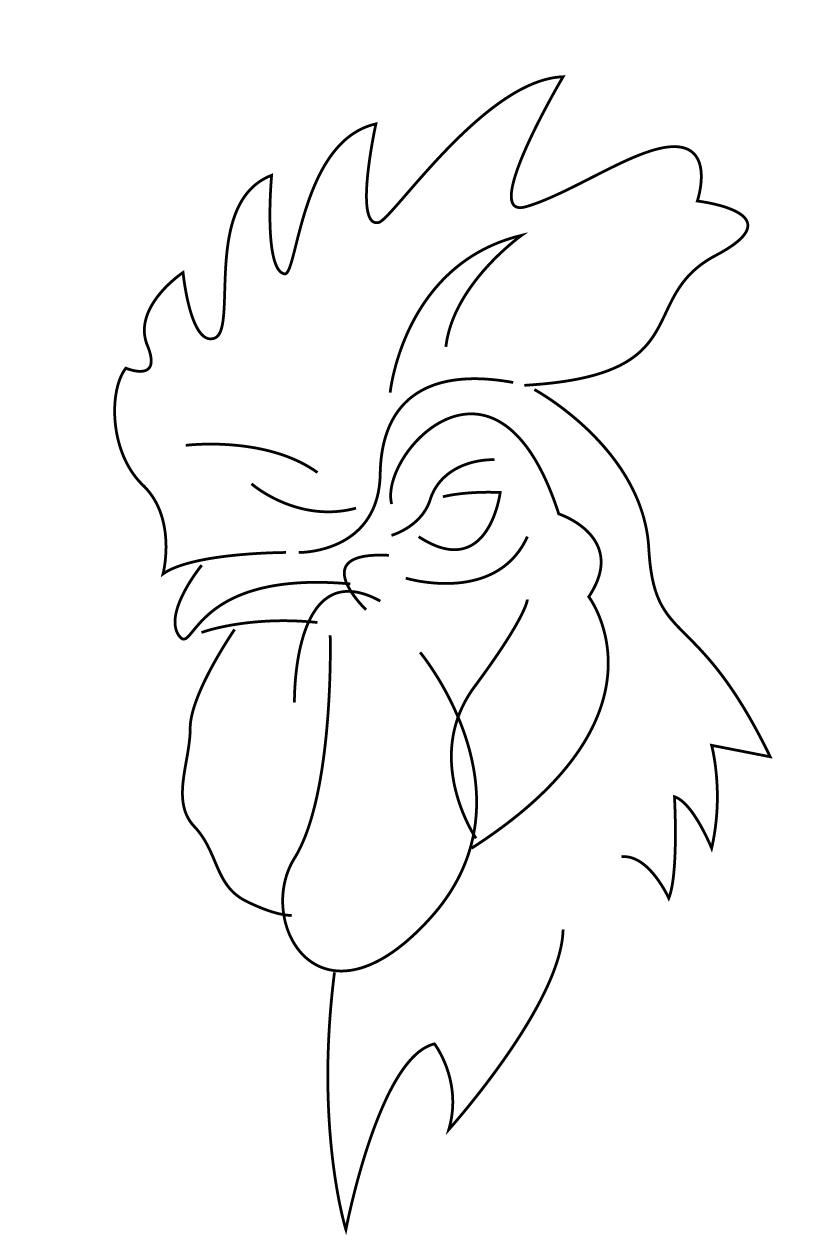 Rooster Logo  - image 2 - student project