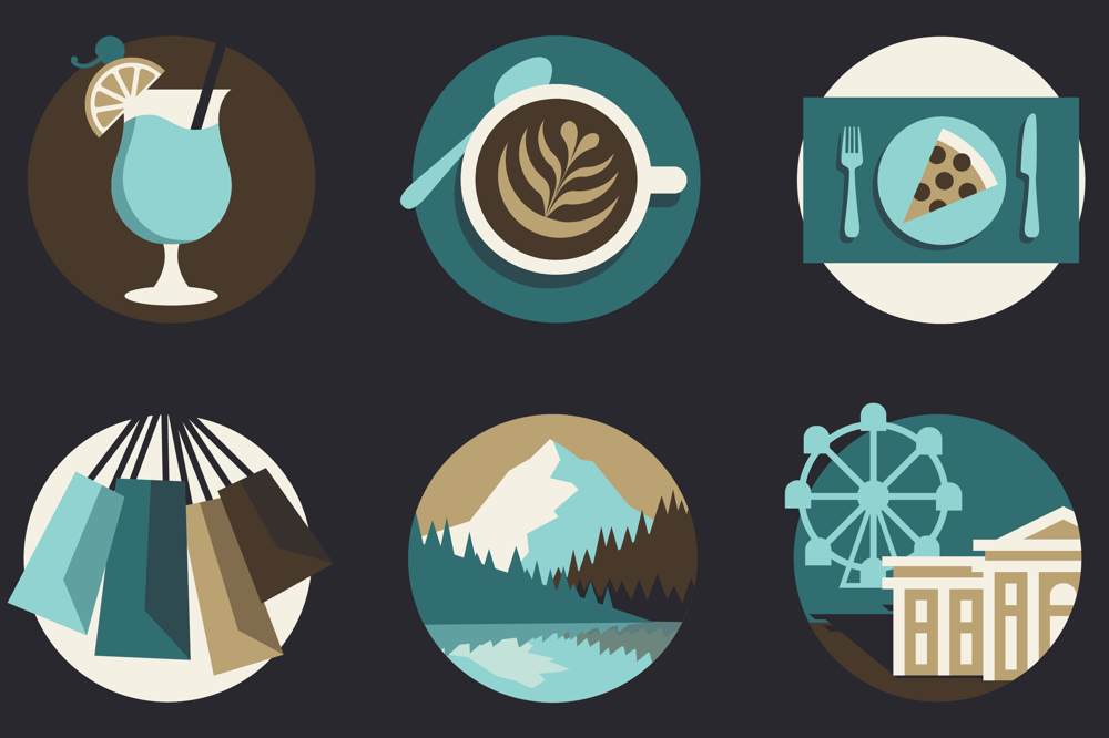 Travel Guide Icons - image 9 - student project
