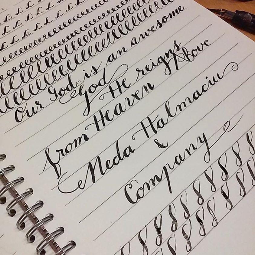 My Calligraphy Beginnings - image 1 - student project