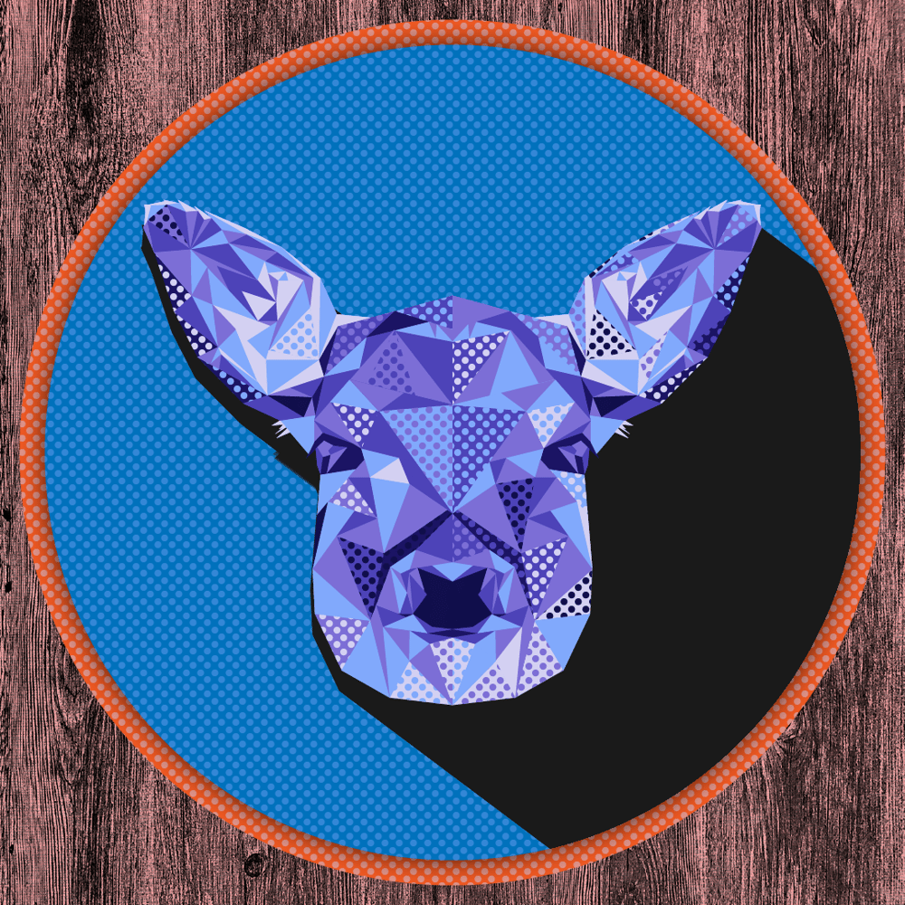 Deer Low Poly - image 1 - student project