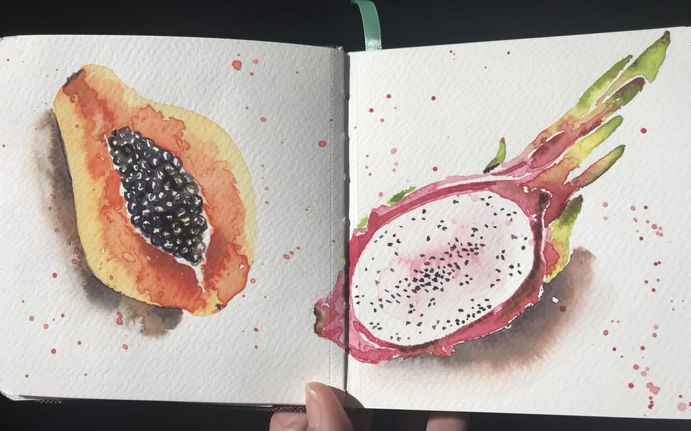 Dragon fruit and Papaya - image 1 - student project