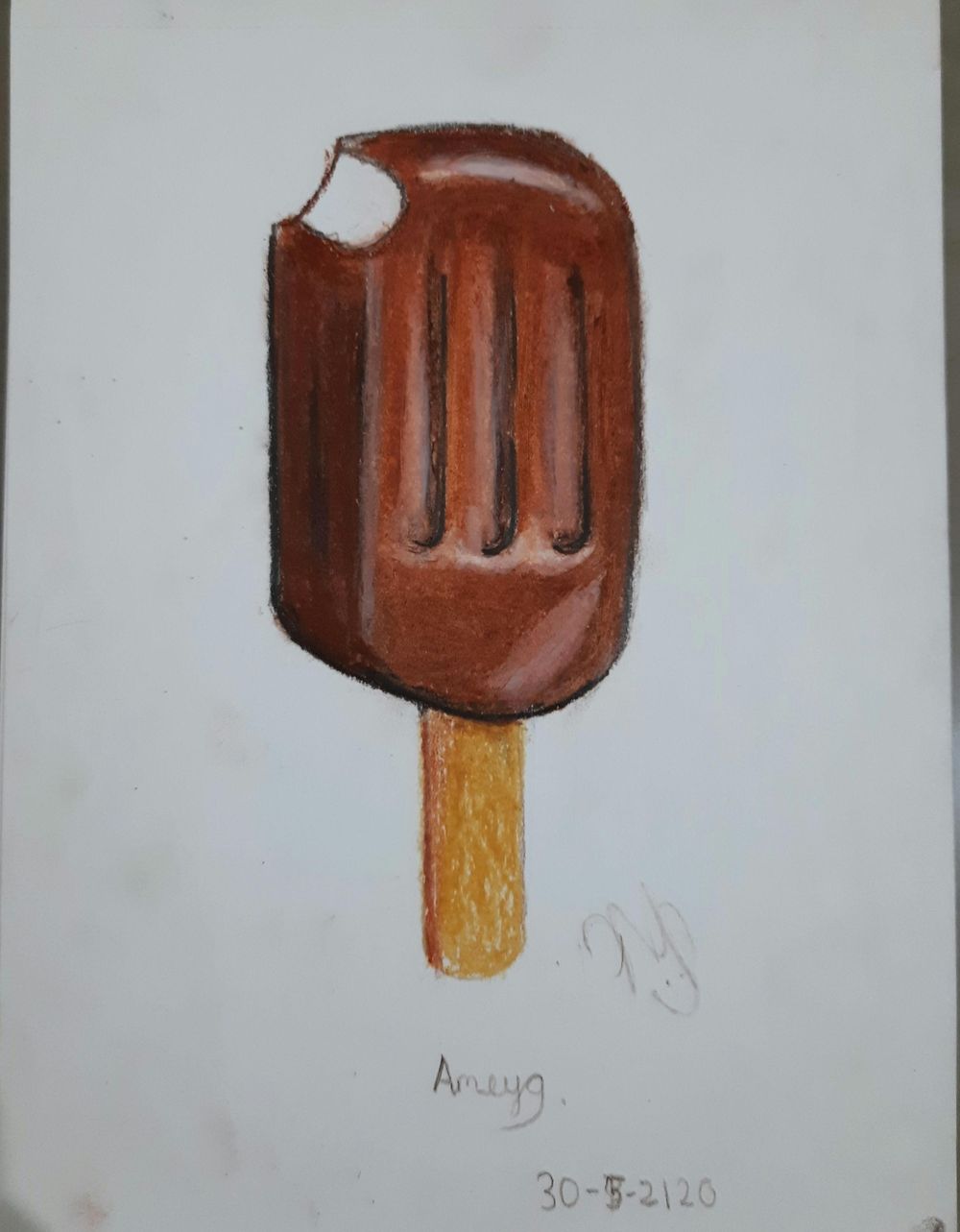 Ameya Projects_Food sketches with Oil Pastels_Elisabetta Furcht - image 1 - student project