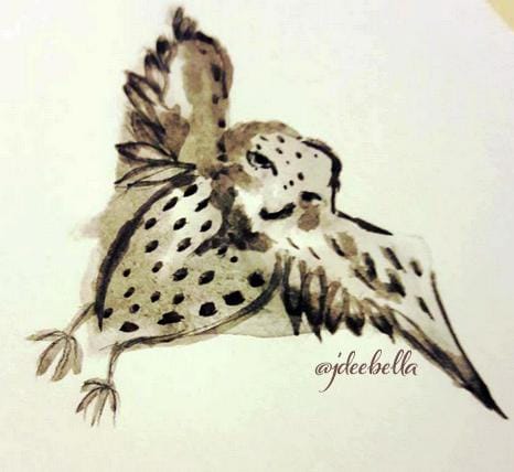 watercolor silhouette - image 1 - student project