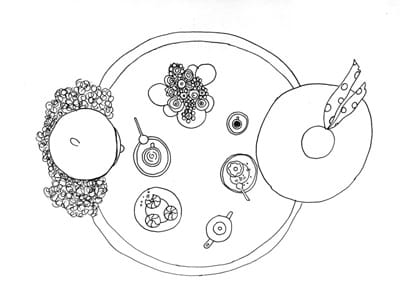 Lentil inspired dot pattern - image 4 - student project
