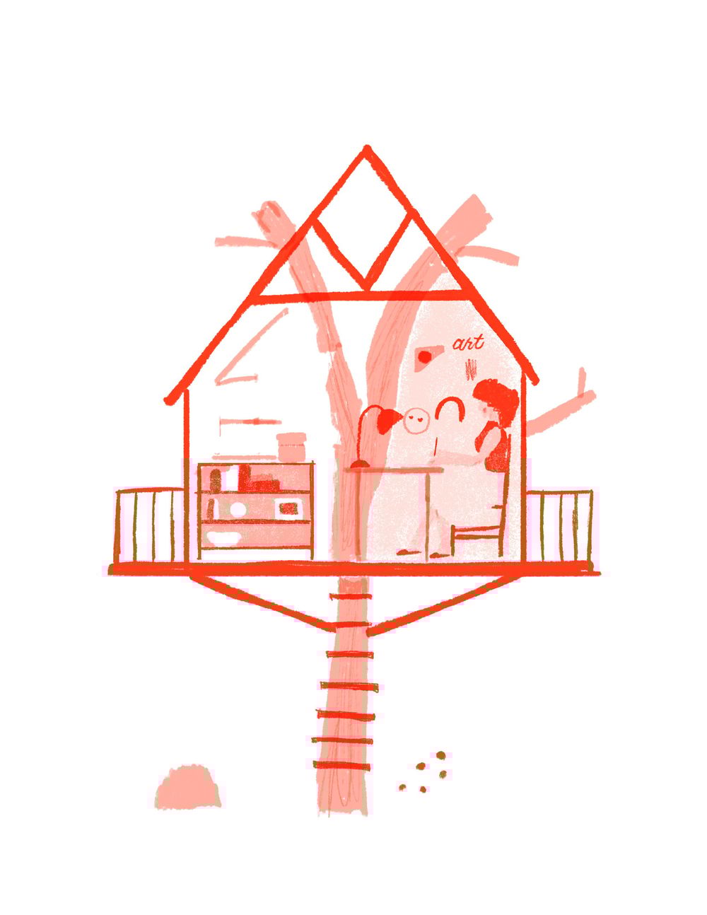 My dream studio: A Tree House - image 3 - student project