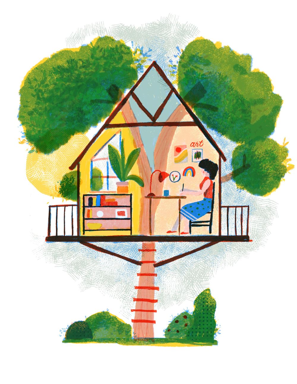 My dream studio: A Tree House - image 5 - student project