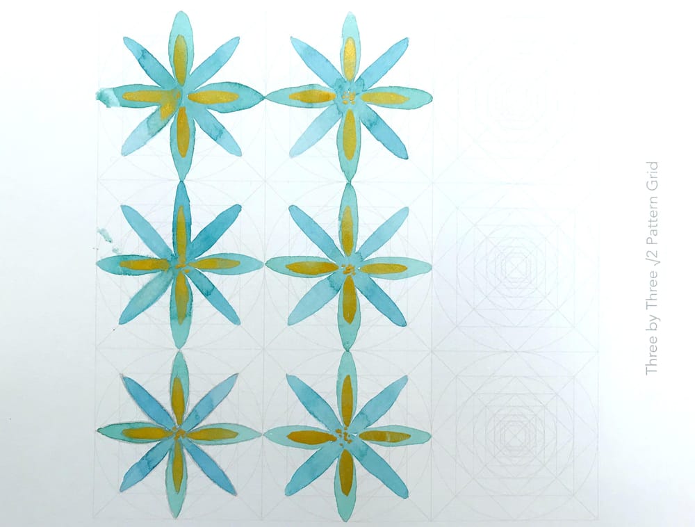 Patterns and watercolor - image 3 - student project