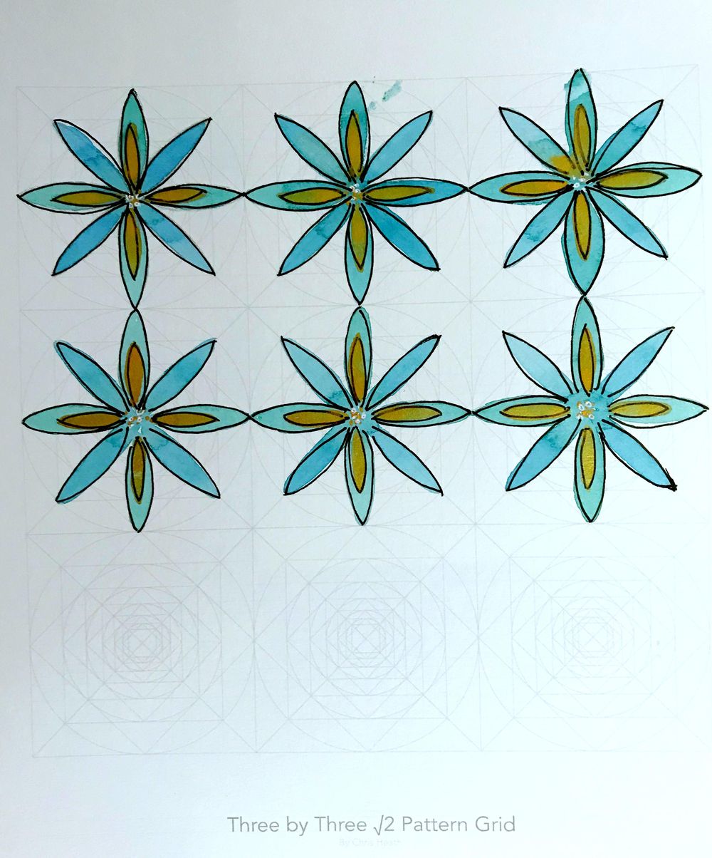 Patterns and watercolor - image 5 - student project