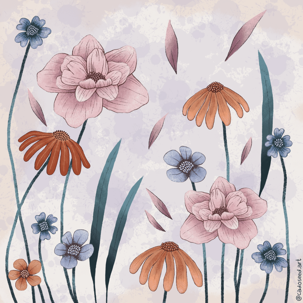 Floral Illustration - image 1 - student project