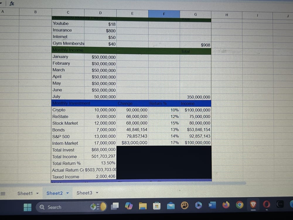 Finance 101 Project Double Management - image 2 - student project