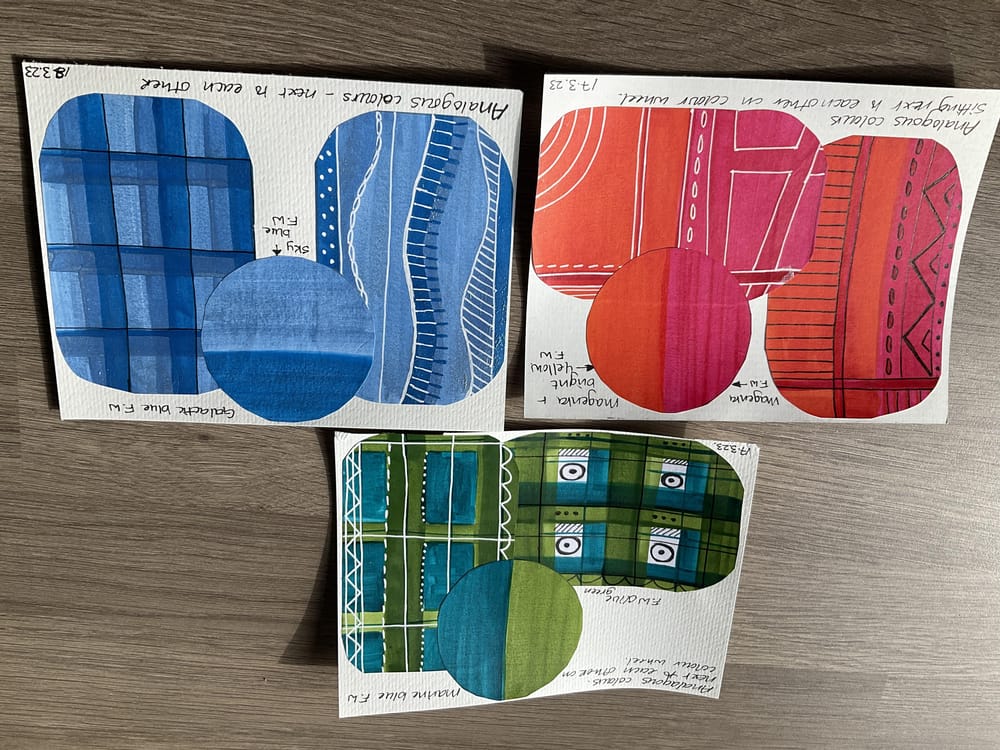 Colour theory circles n squares! - image 6 - student project