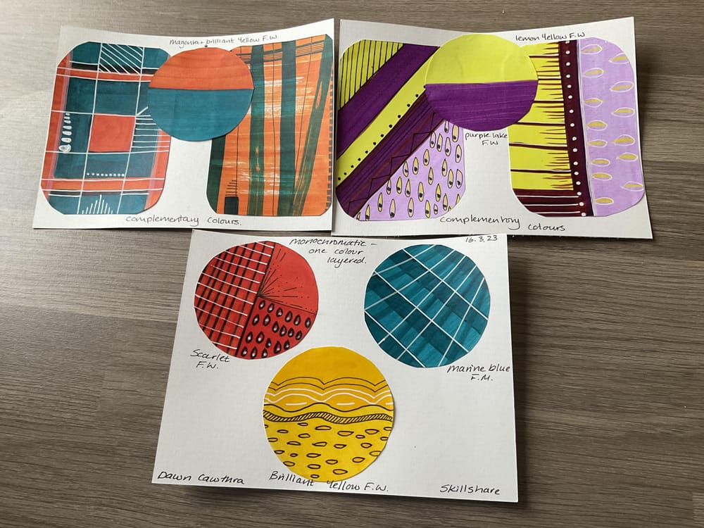 Colour theory circles n squares! - image 7 - student project