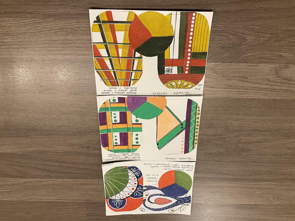 Colour theory circles n squares! - image 1 - student project