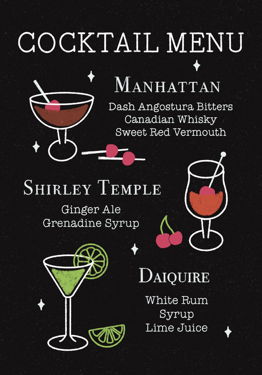 Cocktail Menu - image 1 - student project