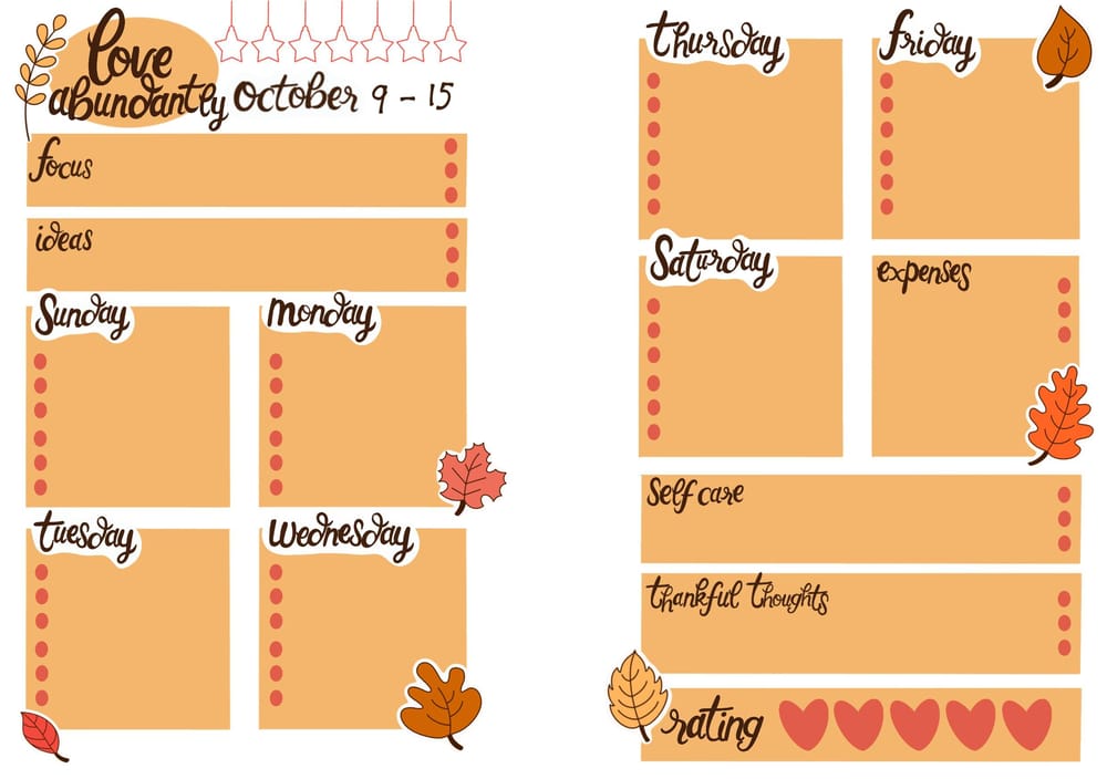 Weekly Spread - image 1 - student project