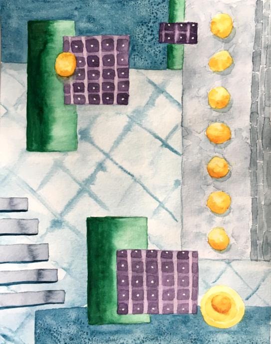 Abstract Watercolor - image 3 - student project