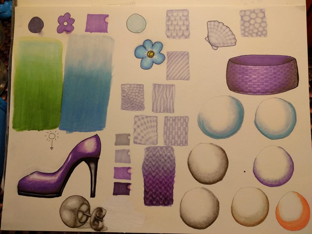 Dorothy's adventures with alcohol ink - image 1 - student project