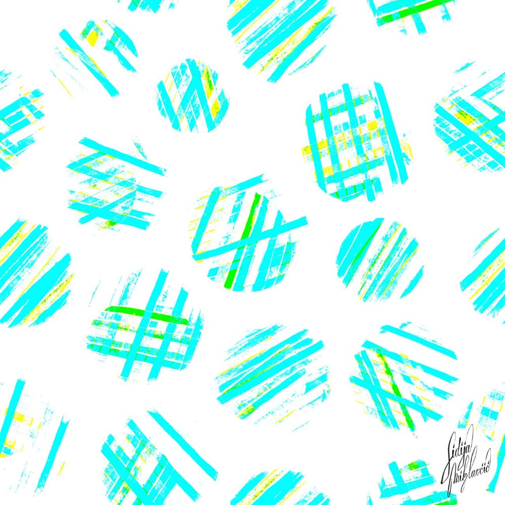 Pulse and Precision used in my ordinary work for surface pattern design - image 4 - student project